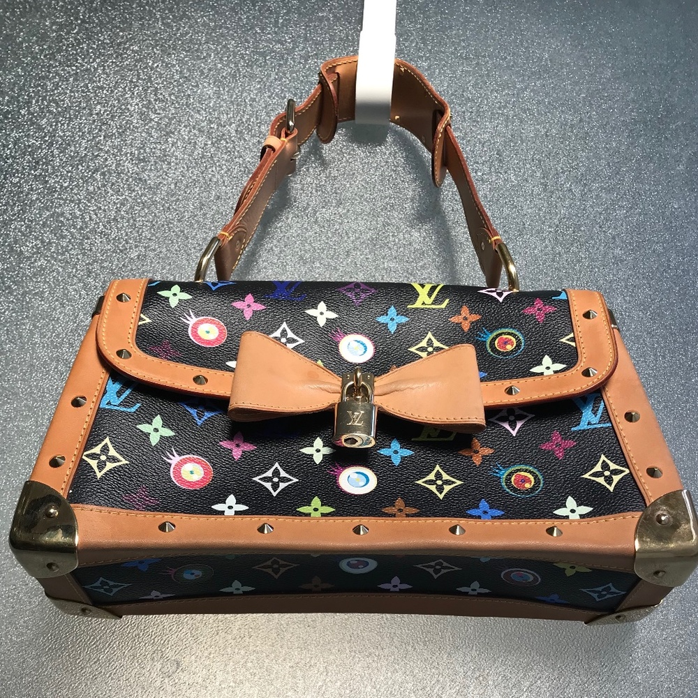 Louis Vuitton Murakami 👁 Eye 👁 Need You Rare Black Shoulder Bag EUC